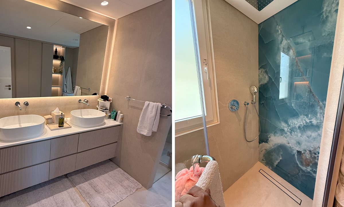 Bathroom of villa 57
